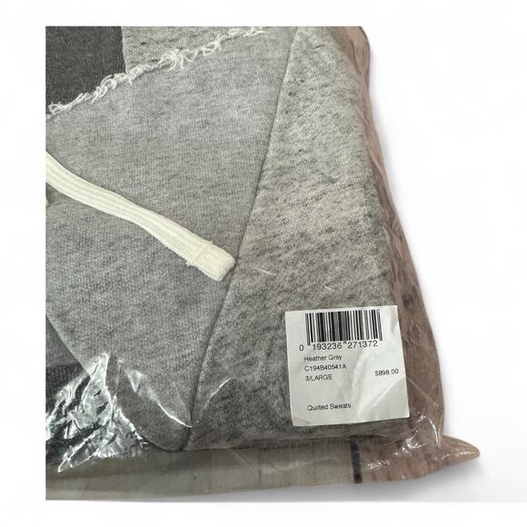 John Elliott Quilted Heather Grey Sweatpants Sz 3 / Large NWT - Picture 7 of 10